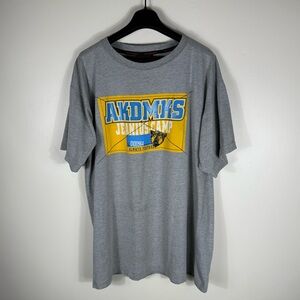 Akademiks Mens Graphic T-Shirt Jeanious Camp Logo Made In Usa XXL